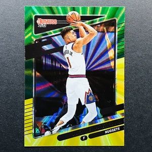 Michael Porter Jr. - 2021-22 Donruss Holo Green and Yellow Laser #99